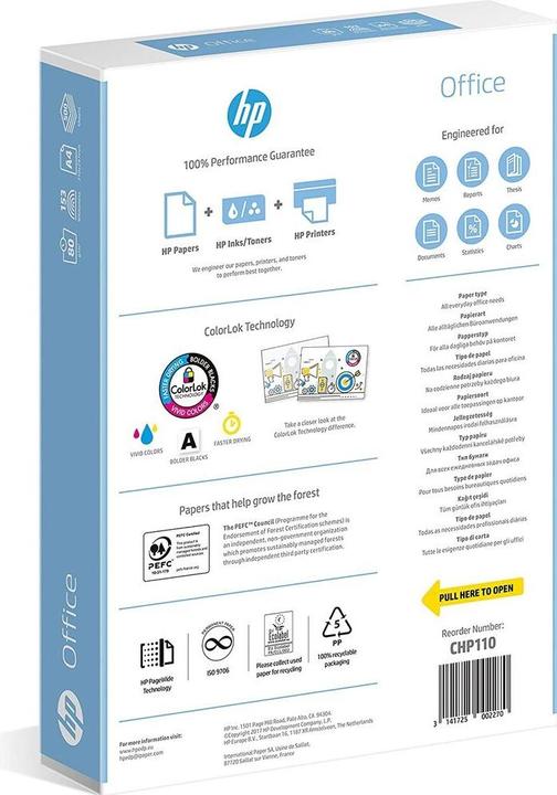 Produktbild HP Office (80 g/m², 2500 x, A4)