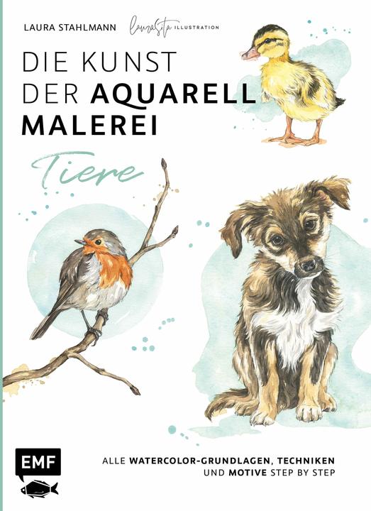 Immagine prodotto Die Kunst der Aquarellmalerei – Tiere: alle Watercolor-Grundlagen, Techniken und Motive Step by (Tedesco, Laura Stahlmann, 2021)