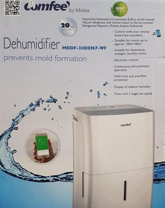 Image du produit Comfee Déshumidificateur d'air (40 m², 20 l/24h)