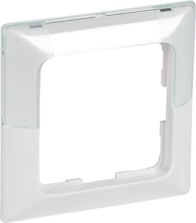 Produktbild Legrand Creo Rahmen mit Beschriftungsfeld 1-fach Ultraweiss Pro21 776209