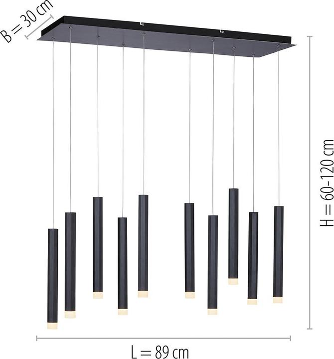Actual product image Selltec LED pendant lamp Pendant Bruno (5500 lm)