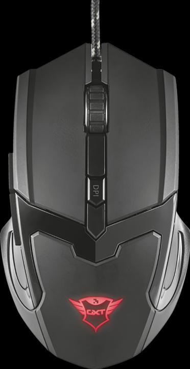 Actual product image Trust GXT 101 Mouse Ambidextrous USB Type-A 4800 DPI (Cable)