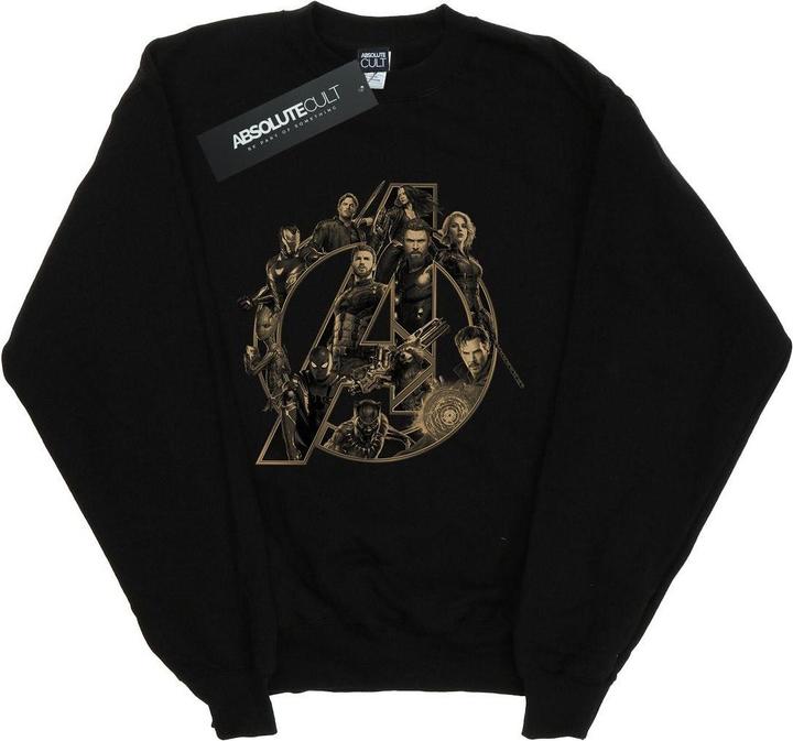 Avengers Infinity War Logo Sweatshirt Mädchen