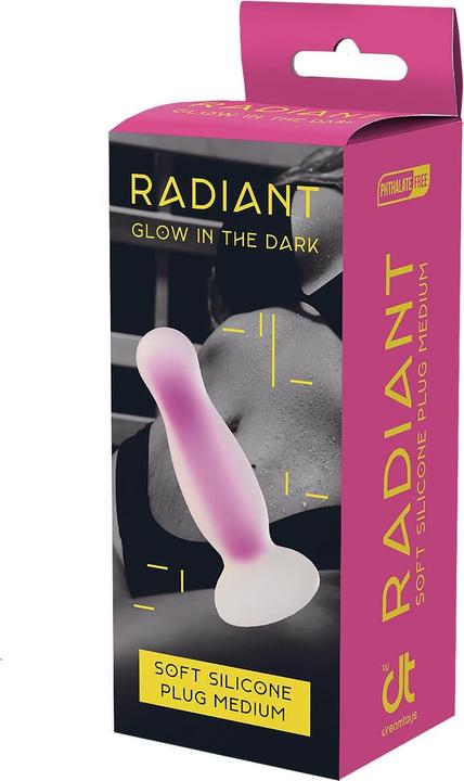 Actual product image Dream Toys Radiant Anal Plug Purple 12.5 cm