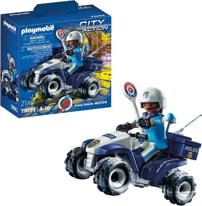 Actual product image Playmobil Police Speed Quad (71092, Playmobil City Action)