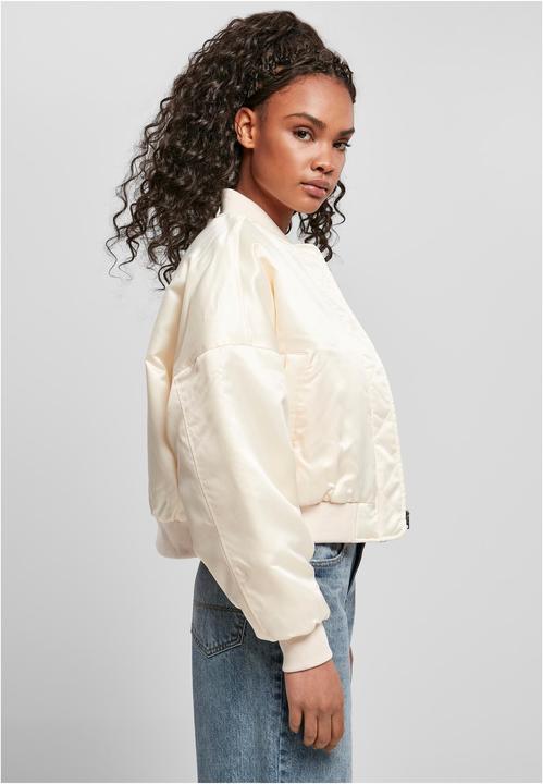 Produktbild Urban Classics Ladies Short Oversized Satin Bomber Jacket (XL)