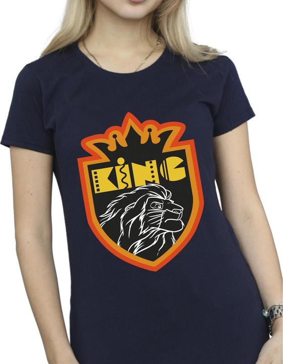 Actual product image Disney Womens/Ladies The Lion King Crest Cotton T-Shirt (XL)
