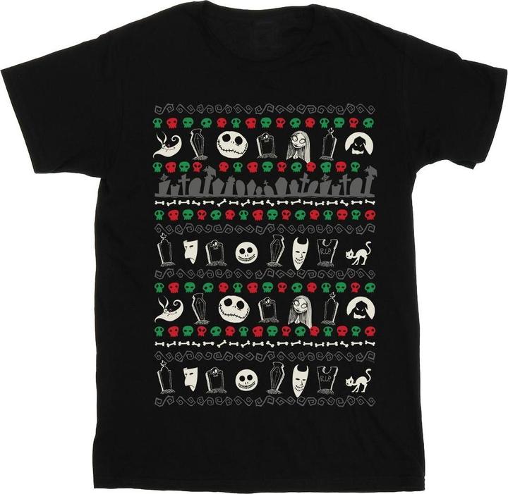 Produktbild Disney Nightmare Before Christmas Festive Icons TShirt (4XL)
