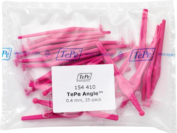 Produktbild TePe Angle Interdentalbürste MULTIPACK pink (25 x, 0.40 mm)
