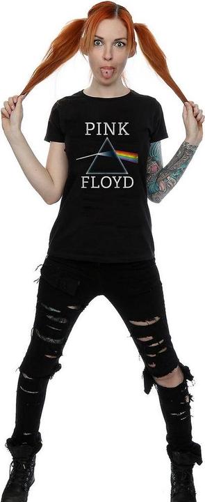 Actual product image Pink Floyd Womens/Ladies Dark Side Of The Moon Prism Cotton T-Shirt (L)