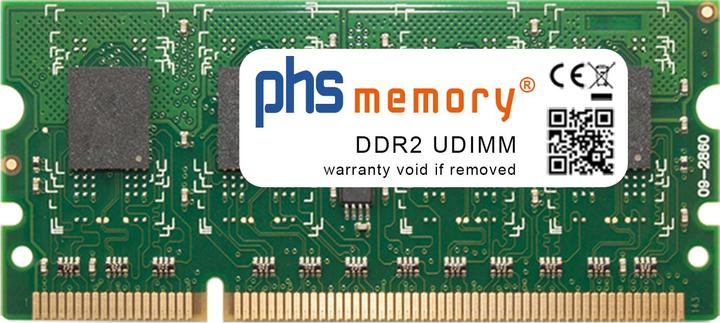Actual product image PHS-memory 512MB RAM memory for Triumph Adler DCC 2626 DDR2 UDIMM 667MHz (Triumph Adler DCC 2626, 1 x 512MB)