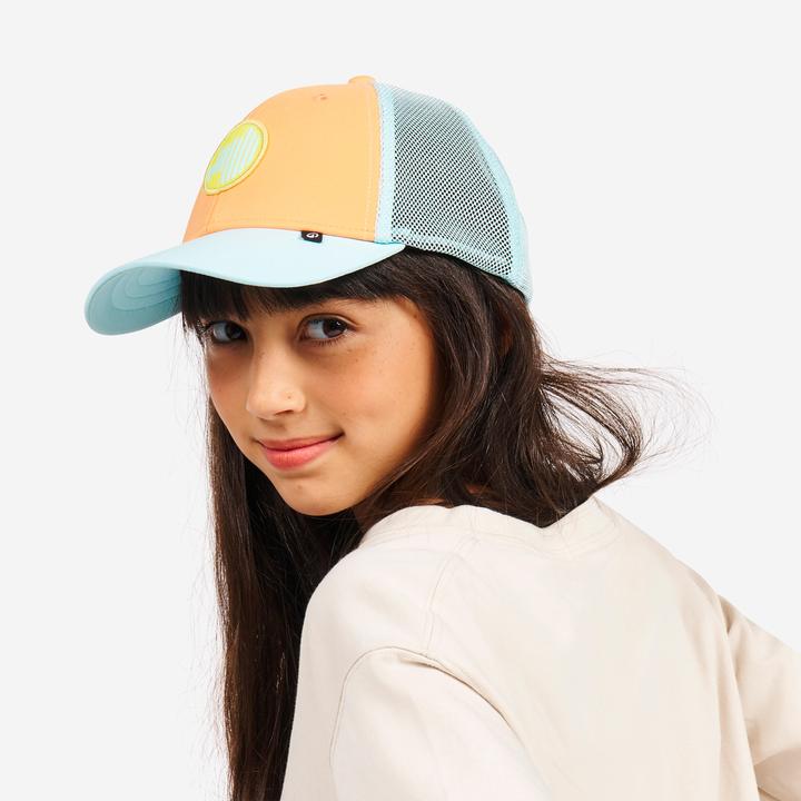 Tribord Segelcap Kinder - Sailing 500 orange/blau (52, 53, 54, 55)