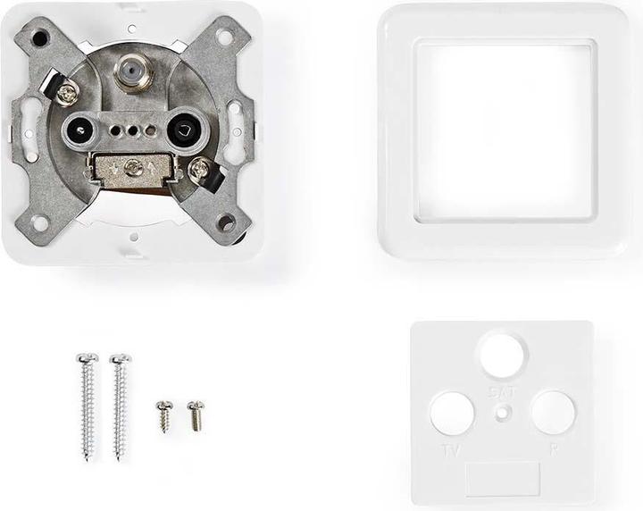 Immagine prodotto Nedis Presa a muro p Antenna 1 x uscita F (Presa d'antenna)