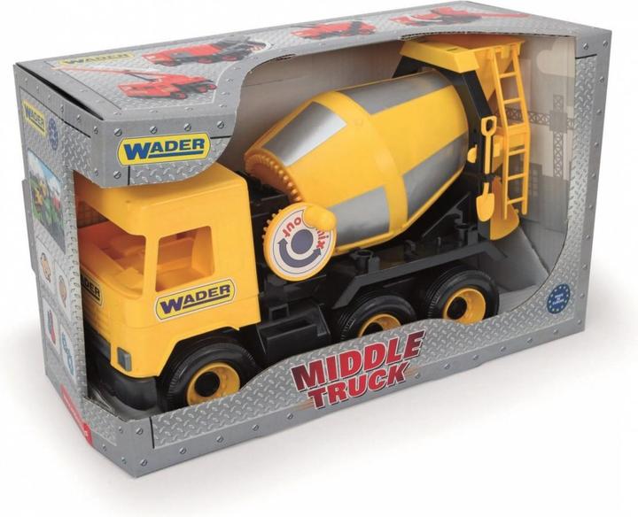 Produktbild Wader Yellow 38 cm Middle Truck concrete mixer in a box