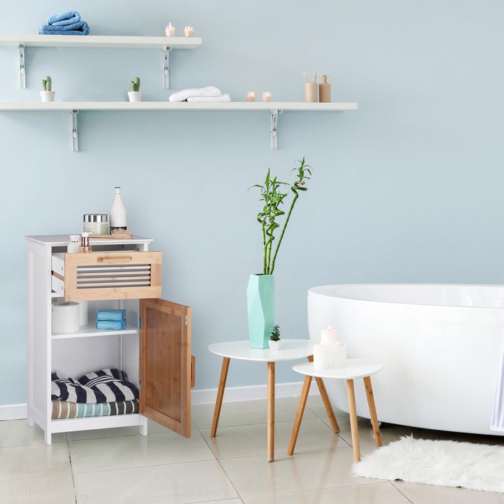 Immagine prodotto Relaxdays Scaffali mobili bagno (40 x 28,5 x 70 cm)