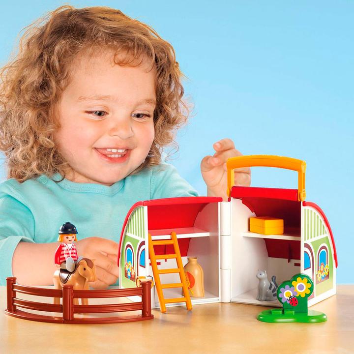 Produktbild Playmobil Mein Mitnehm-Reiterhof (70180, Playmobil 1.2.3)