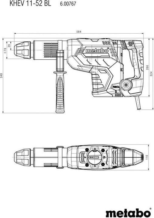 Immagine prodotto Metabo KHEV 11-52 BL (Corrente elettrica)