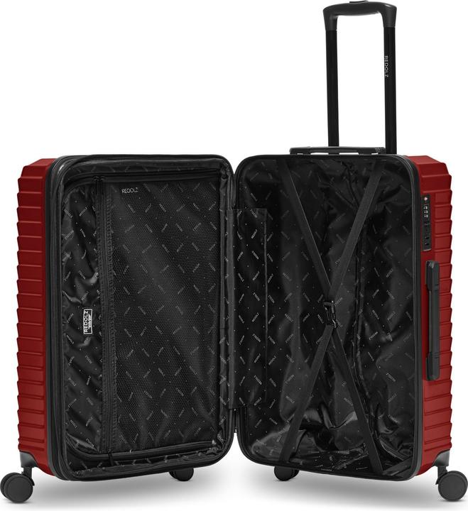 Produktbild Redolz Essentials 18 4 Rollen Trolley 66 cm mit Dehnfalte (72 l, M (50 - 90l))
