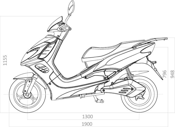 Produktbild ecoro Velox 90 (85 km/h, 7000 W)