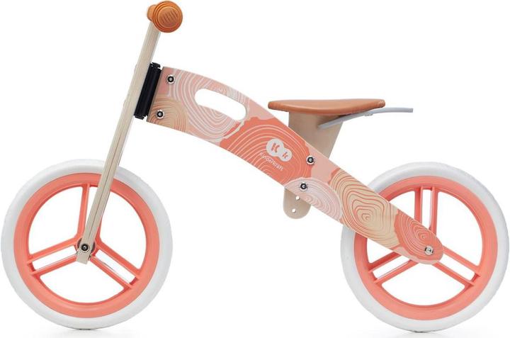 Actual product image KinderKraft Runner 2021 balance bike, coral color, KRRUNN00CRL0000 (11.02")