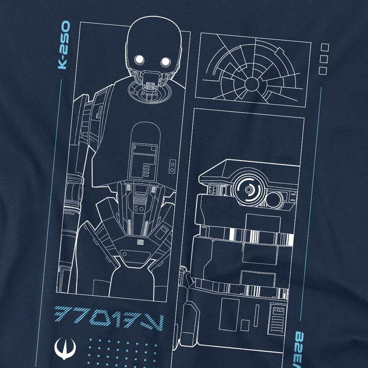 Actual product image Star Wars Mens Droids T-Shirt (L)