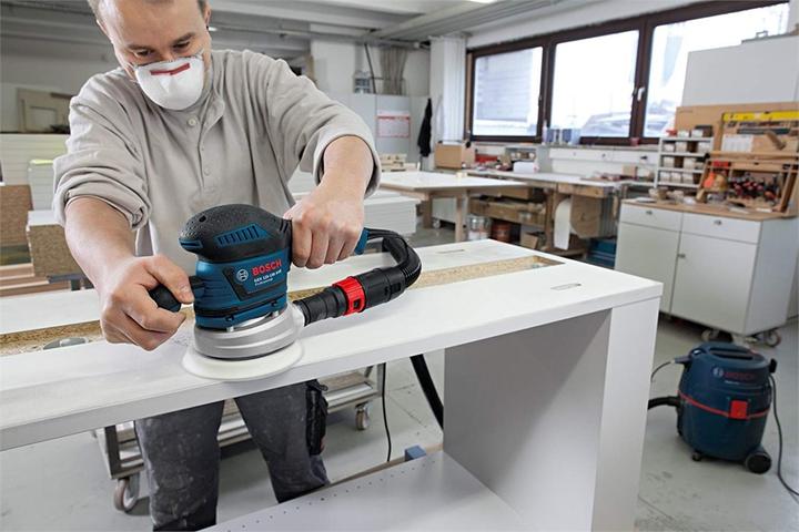Image du produit Bosch Professional GEX 125-150 AVE Set, y compris L-BOXXXX (Ponceuse excentrique, 400 W)