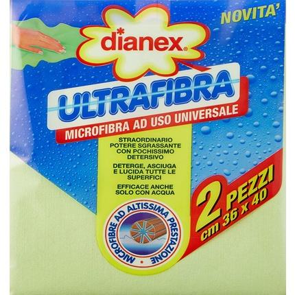 Actual product image dianex Microfibre Cloth Universal Use 2 Pieces
