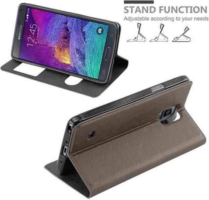 Immagine prodotto Cadorabo Custodia Book View Doppelfenster (Samsung Galaxy Note 4)