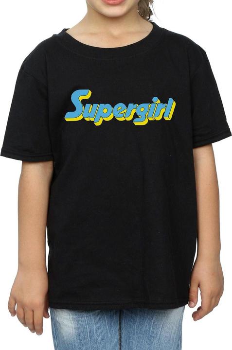 Image du produit - T-shirt SUPERGIRL TEXT LOGO - Fille (152, 158)