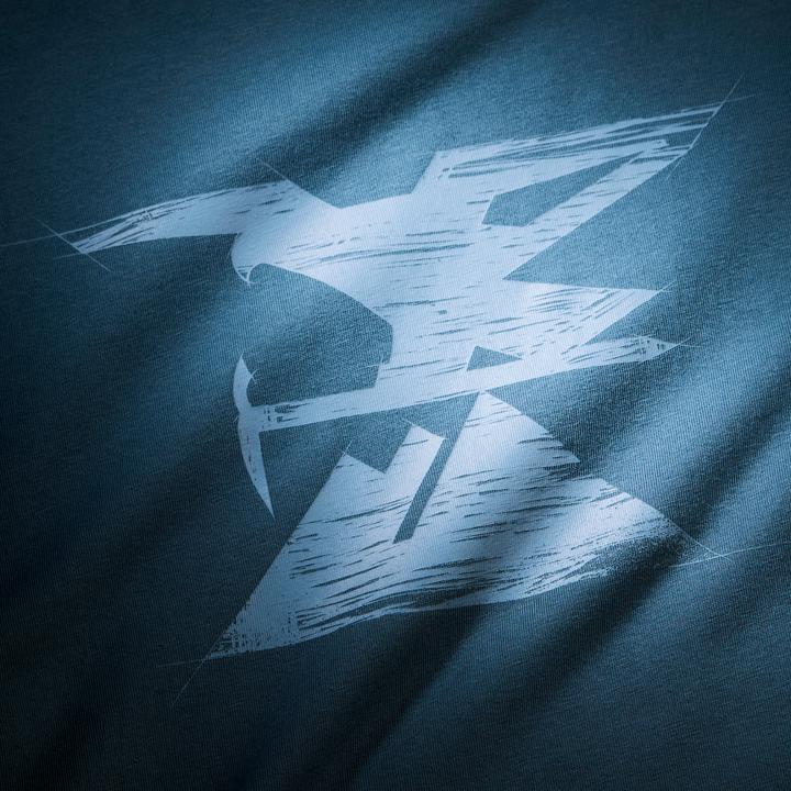 Actual product image Simond Herren Kletter-T-Shirt strapazierfähig - Vertika blau (S)