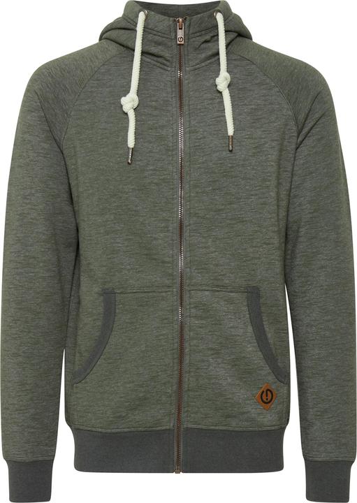Actual product image Solid Vitu Zip-Hoodie Men's Jacket (S)