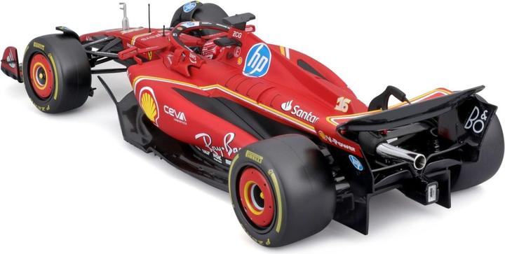 Actual product image Bburago Ferrari SF-24 1/18 Leclerc 2024 Deluxe Version