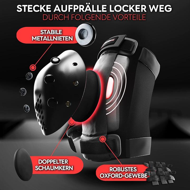 Image du produit Skatewiz Kit de protection SMASH pour enfants (S, Protège-poignets, Coudes, Genouillère, 6 pièces)