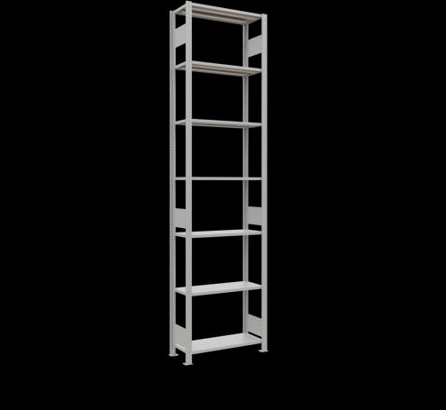 Immagine prodotto Schulte Lagertechnik Sistema di scaffalature di base senza viti MULTIplus150 con ripiani di lunghezza