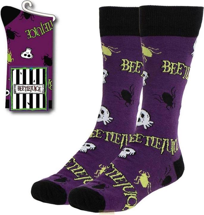 Image du produit Cerdá Chaussettes Beetlejuice Violet 38-45 (Une unité par pack, 38 - 45)