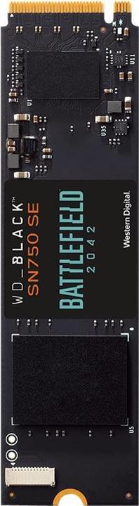Image du produit WD Black SN750 SE Battlefield 2042 PC Game Code Bundle (500 Go, M.2 2280)