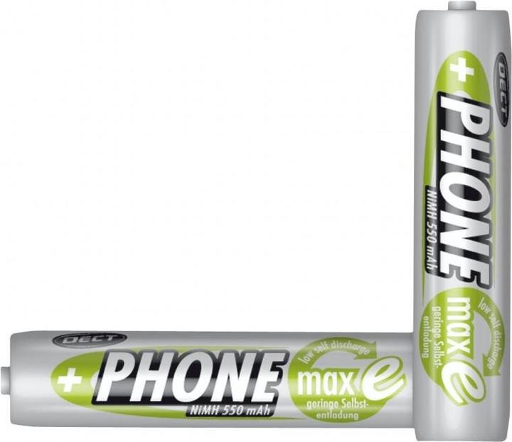 Actual product image Ansmann Micro (AAA) battery NiMH DECT max (2 pcs., AAA, 550 mAh)
