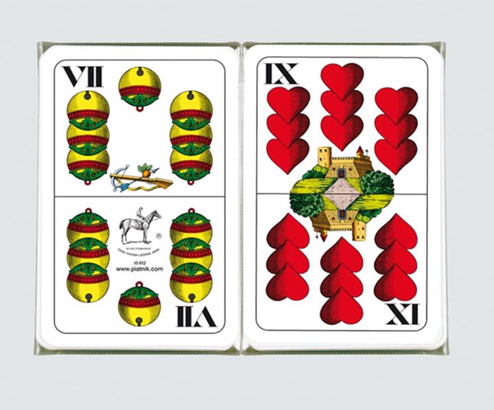 Image du produit Piatnik Cartes à jouer géantes en oppel allemand (Allemand)