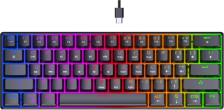 Produktbild Preyon Klawiatura Red All Claw Gateron Red (PRAC61B) (US, Kabelgebunden)