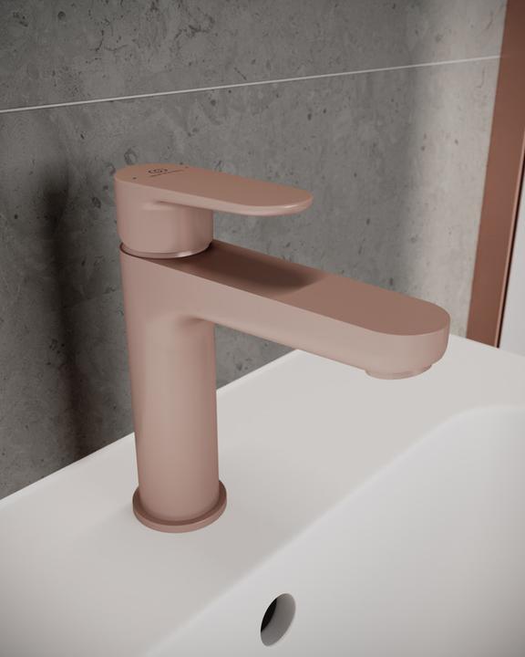 Actual product image Ideal Standard Cerafine O H120 basin mixer with push-open 125 mm projection
