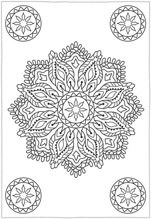 Produktbild Ausmal-Postkarten Kunstvolle Mandalas | 20 Karten (20 Stk.)