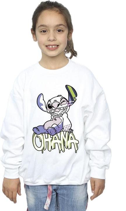 Image du produit Disney - Sweat LILO AND STITCH OHANA GRAFFITI - Fille (128)