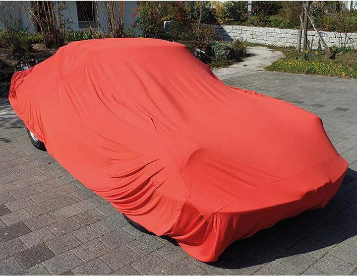 Actual product image Keller Fahnen Autoabdeckung Indoor-Cover «Oldtimer» 200g/m2 rot XL
