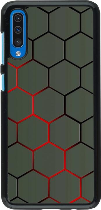 Produktbild PhoneLook Hülle Geometric Line red (Samsung Galaxy A50)