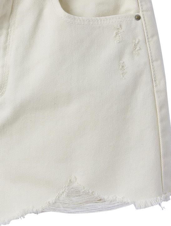 Actual product image Jonen Girls' denim shorts with used effect (140)