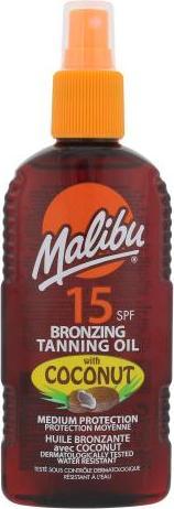 Malibu Bronzing Tanning Oil Coconut (Sun spray, SPF 15, 200 ml)
