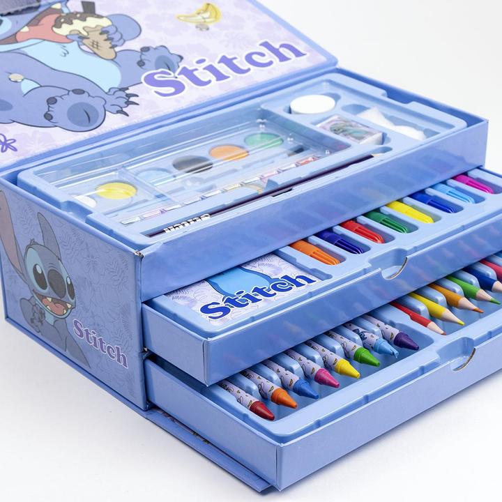 Image du produit Dick Smith Mallette de coloriage Lilo & Stitch avec tiroir - Disney