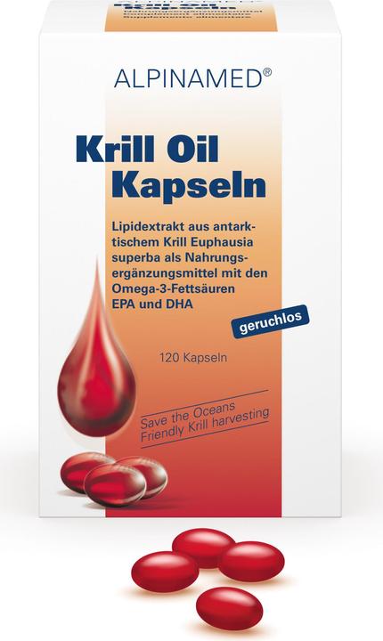 Actual product image Alpinamed Krill Oil Capsules (120 Piece, Capsules)