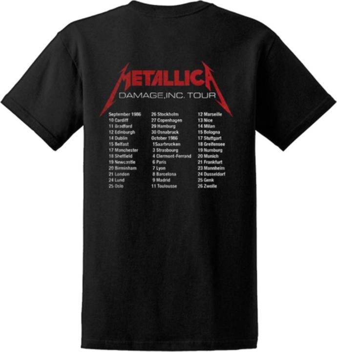 Produktbild Metallica Master Of Puppets European Tour '86 TShirt (S)
