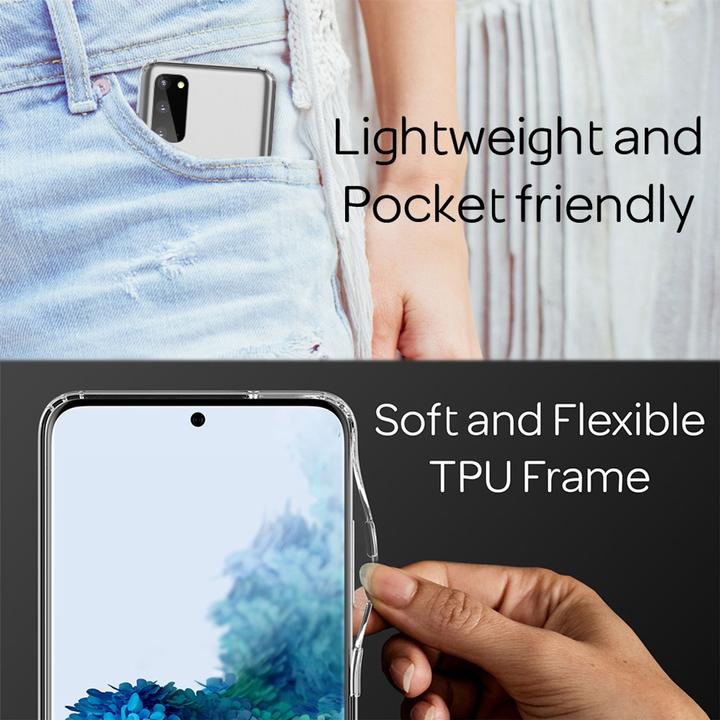 Actual product image Nalia Hull Transparent (Samsung Galaxy S20+)